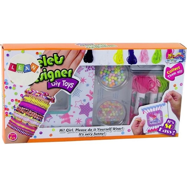 LeanToys Zestaw Do Robienia Biżuterii DIY Bransoletki Mulina