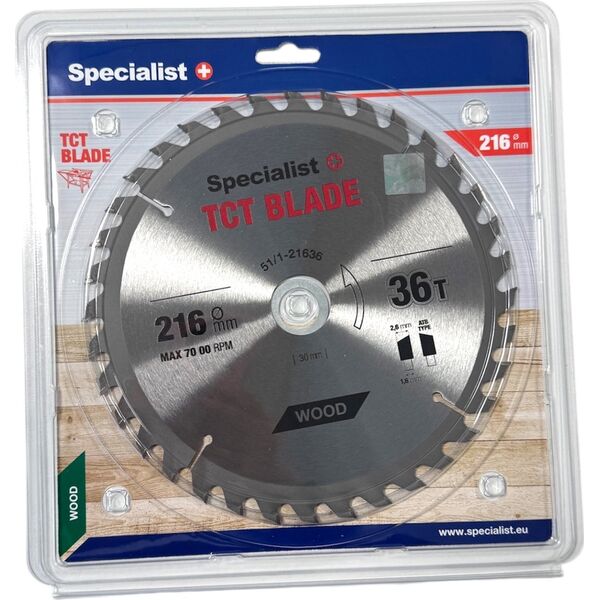 SPECIALIST+ cutting disc, 216x36Tx30/20 mm