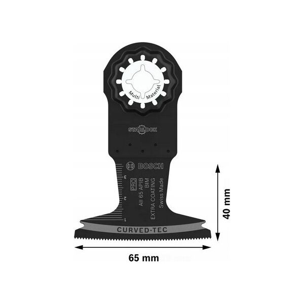 BOSCH MT MULTI-FUNCTION SAW BLADE PRO AII 65 APIB 65 x 40 mm / 5 pcs.