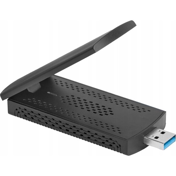 BEZPRZEWODOWA KARTA SIECIOWA WIFI LANBERG NC-3000-WI USB 3.0 AX3000 TRI-BAND 2 WEWNĘTRZNE ANTENY