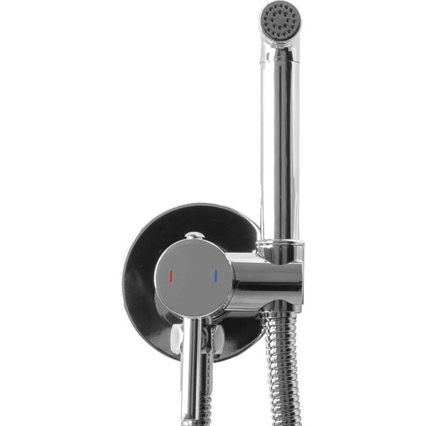 Bateria bidetowa Rea Loop Lungo podtynkowa chrom