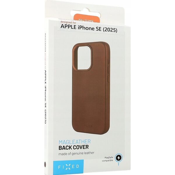 Fixed MagLeather MagSafe Apple iPhone 16E brązowy
