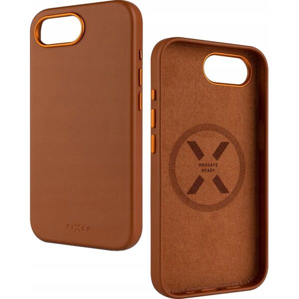 Fixed MagLeather MagSafe Apple iPhone 16E brązowy