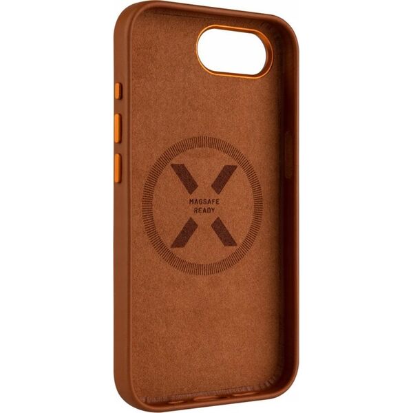 Fixed MagLeather MagSafe Apple iPhone 16E brązowy