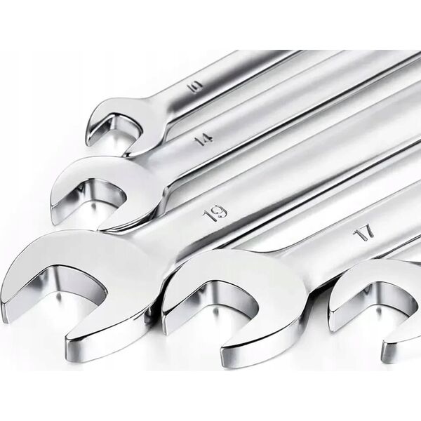 Extralink | Zestaw kluczy płasko-oczkowych | 12 el. klucze płaskie oczkowe etui 8-24 mm