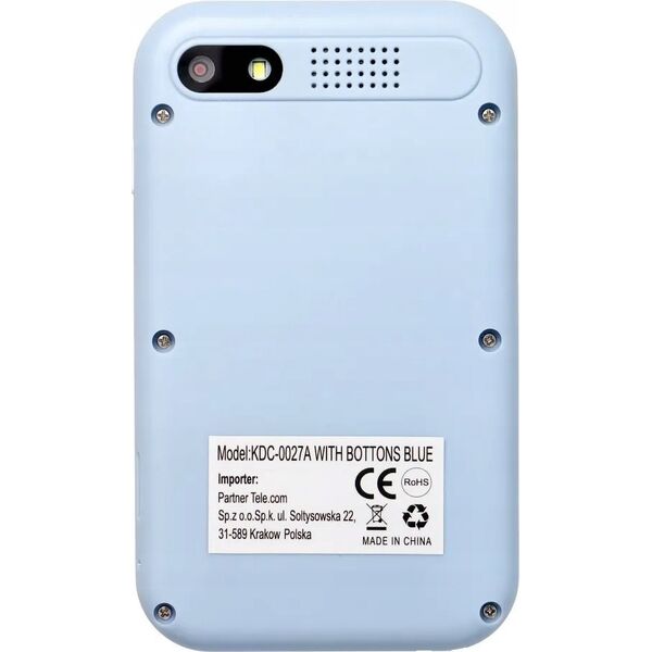 Telefon do gier dla dzieci z ekranem IPS 2,4" z przyciskami KDC-0027A niebieski
