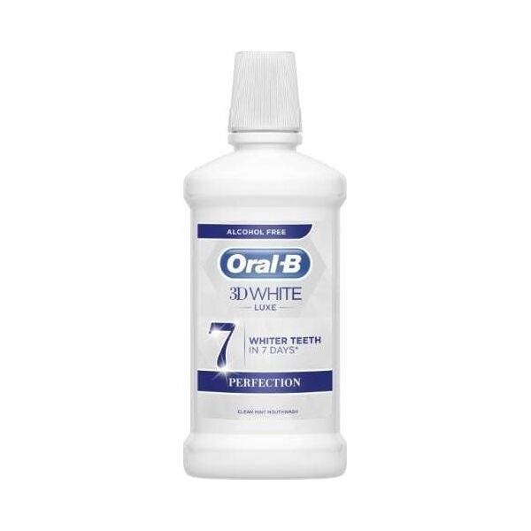 Oral-B 3D White Luxe Perfection Płyn do płukania ust 500 ml, Bez alkoholu (4031015)