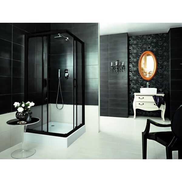 Deante kabina Funkia kwadratowa 80x80x185 Nero (KYC_N42K)