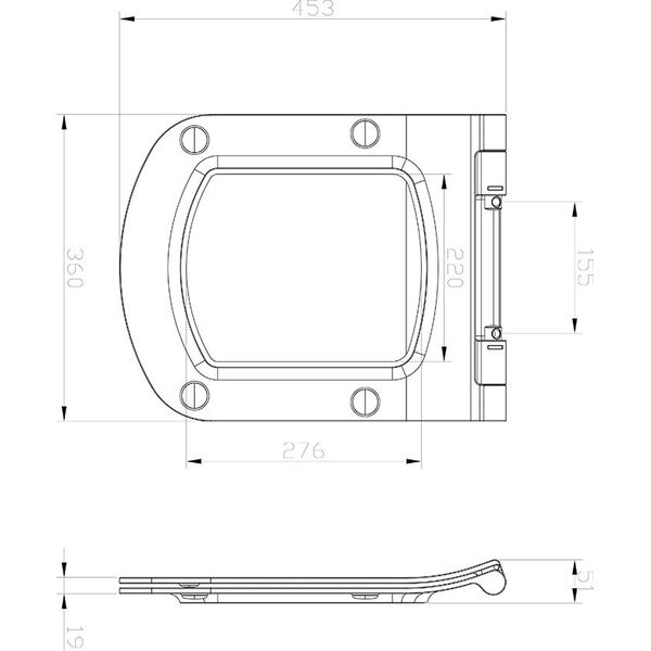 Deska sedesowa Ravak Classic (X01673)