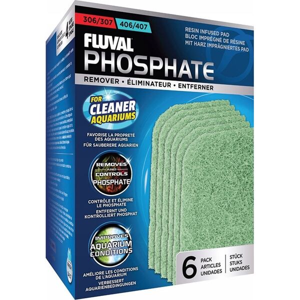 Fluval Phosphate reducing cartridge 307/407 Phosphate Remover, 6 τμχ/συσκευασία. 12313265 15561102612