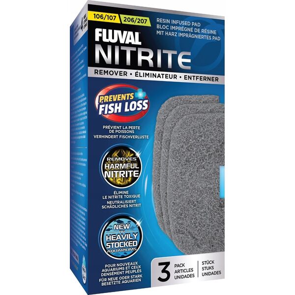 Fluval Nitrate reducing cartridge 107/207 Nitrite Remover, 3 τμχ/συσκευασία. 12313266 15561102636