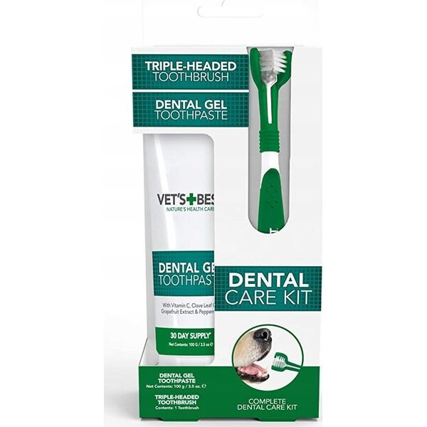 VETS BEST DENTAL GEL+ΟΔΟΝΤΟΒΟΥΡΤΣΑ