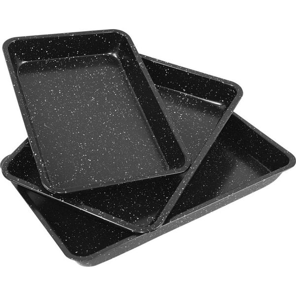 Brunbeste ZESTAW 3 TORTOWNIC BLASZANYCH NON-STICK 22/24/26CM BRUNBESTE BB-1028