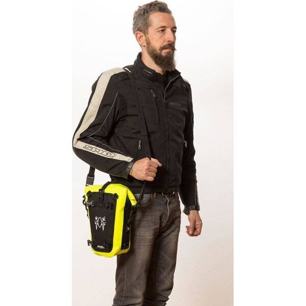 Amphibious Sakwy motocyklowy uniwersalne Amphibious Multybag Fluo MB-09.F4