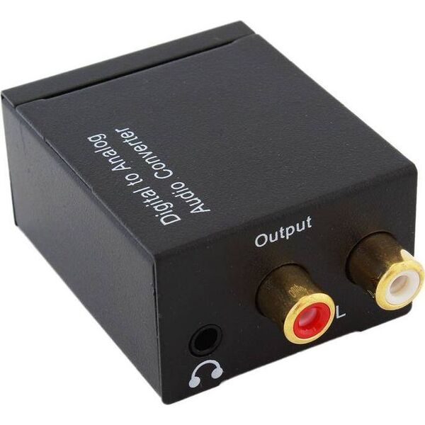 Adapter AV Home Appliances Jack 3.5mm - RCA (Cinch) x2 czarny (AK319A)