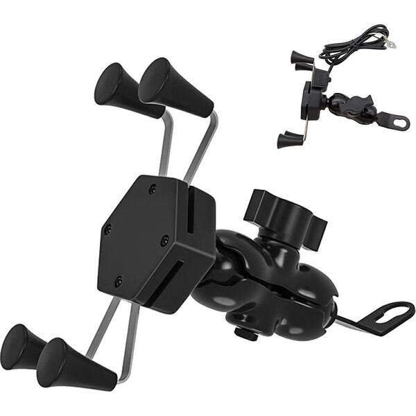 ATL AP14C Motocyklowy uchwyt na telefon usb