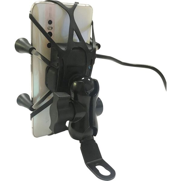 ATL AP14C Motocyklowy uchwyt na telefon usb