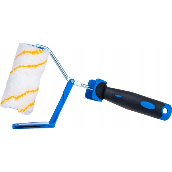 Wałek malarski z rączką 2K do malowania odcięć – poliakryl 10cm 30mm fi-6mm
