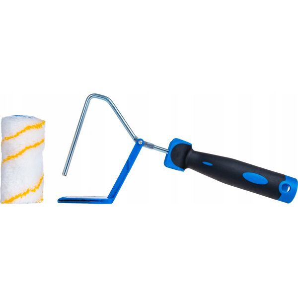 Wałek malarski z rączką 2K do malowania odcięć – poliakryl 10cm 30mm fi-6mm