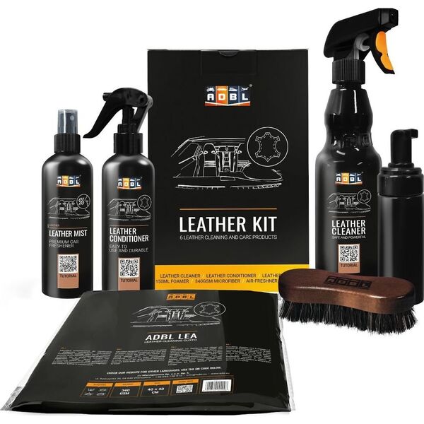 ADBL ADBL Leather Kit zestaw do pielęgnacji tapicerki skórzanej uniwersalny