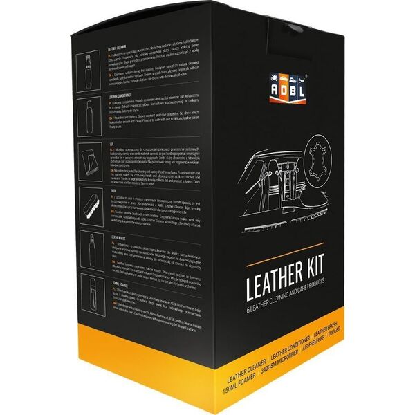 ADBL ADBL Leather Kit zestaw do pielęgnacji tapicerki skórzanej uniwersalny