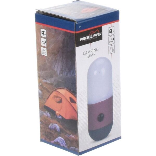 Redcliffs LATARKA LAMPA CAMPING 2W1 LED CZERWONA REDCLIFFS