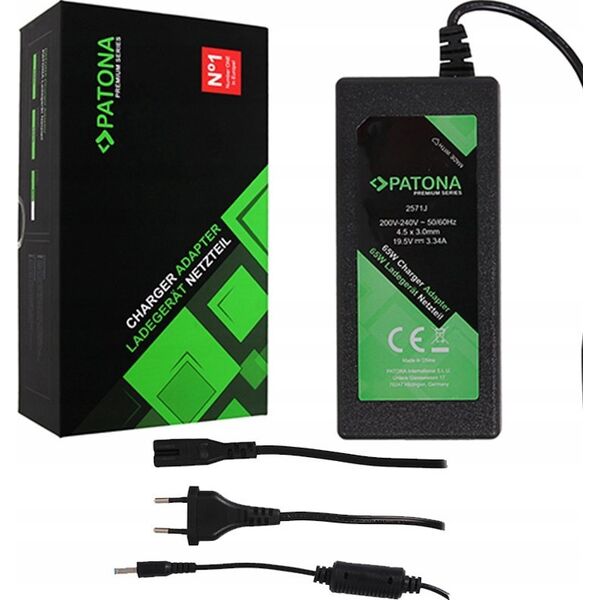 Patona Zasilacz Pro Notebooky Dell 19 5V 3 34A 65W 4 5X3Mm Konektor (PT2571)