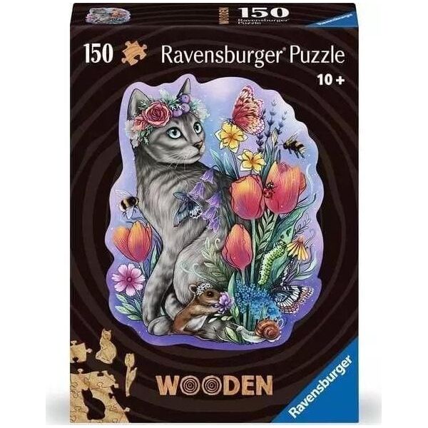 Puzzle drewniane 150 Kot