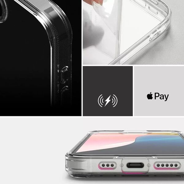 Etui do iPhone 16e Ringke Fusion Clear