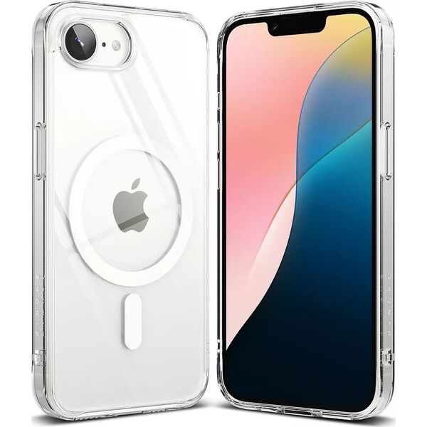 Etui do iPhone 16e Ringke Fusion Magnetic MagSafe Clear
