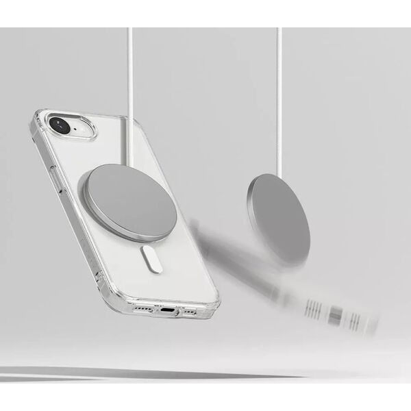 Etui do iPhone 16e Ringke Fusion Magnetic MagSafe Clear