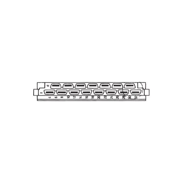 Wtyk SCHROFF typ H, EN 60603, DIN 41612, męski, 15 styków, długość styku 3,0 mm