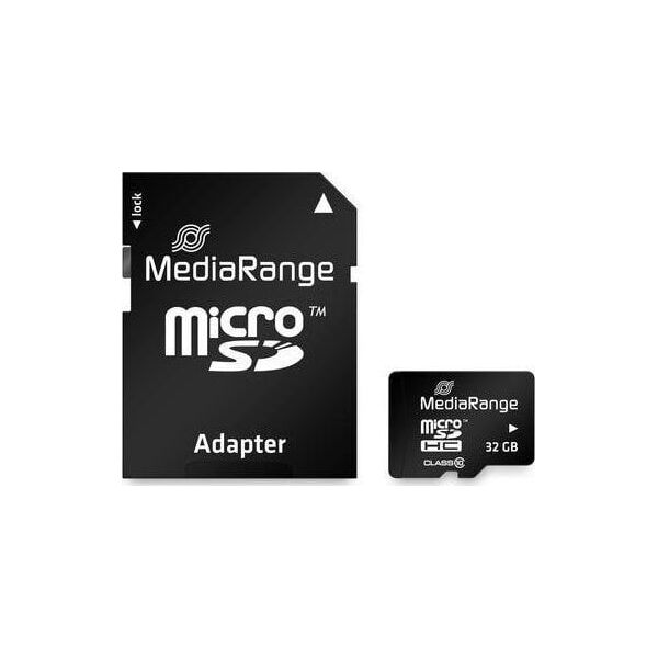 MEMORY MICRO SDHC 32GB C10/W/ADAPTER MR959 MEDIARANGE