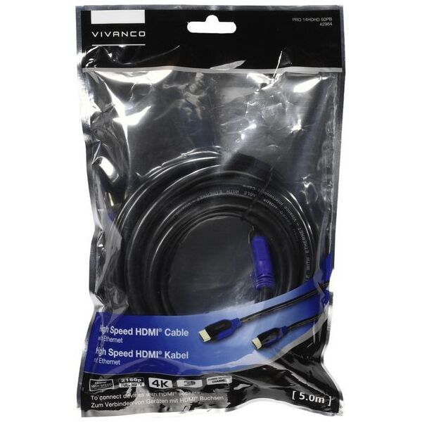 Καλώδιο Vivanco Vivanco καλώδιο Pro HDMI-HDMI 5m (42964)