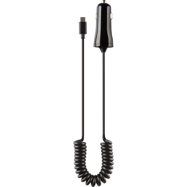 Φορτιστής Vivanco Vivanco φορτιστής αυτοκινήτου USB-C 12W 1m, μαύρο (62785)