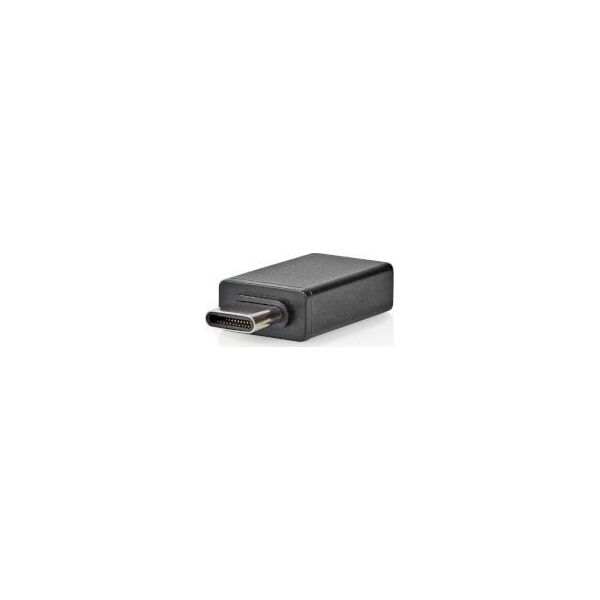 Προσαρμογέας USB Nedis Nedis CCGB64915BK αλλαγή φύλου / καλωδίων USB-A USB-C Μαύρο