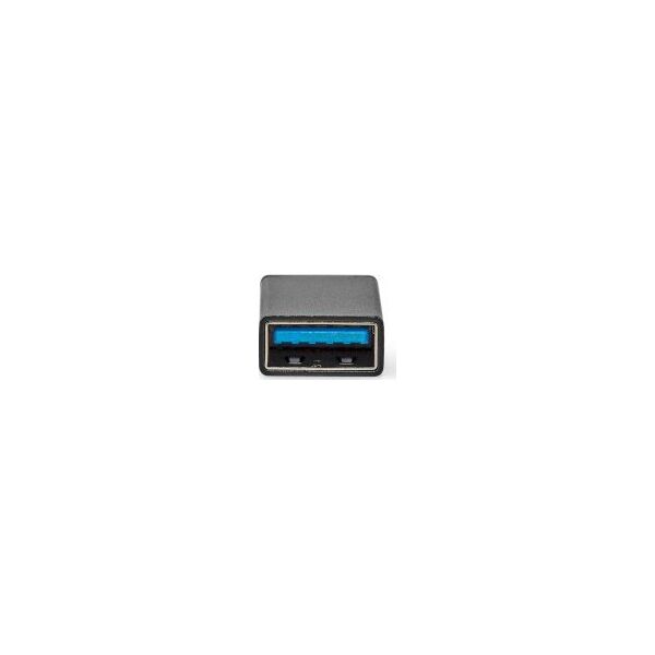 Προσαρμογέας USB Nedis Nedis CCGB64915BK αλλαγή φύλου / καλωδίων USB-A USB-C Μαύρο