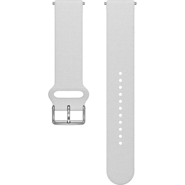Λουράκι ρολογιού Polar Polar 20mm S-L T, λευκή σιλικόνη
