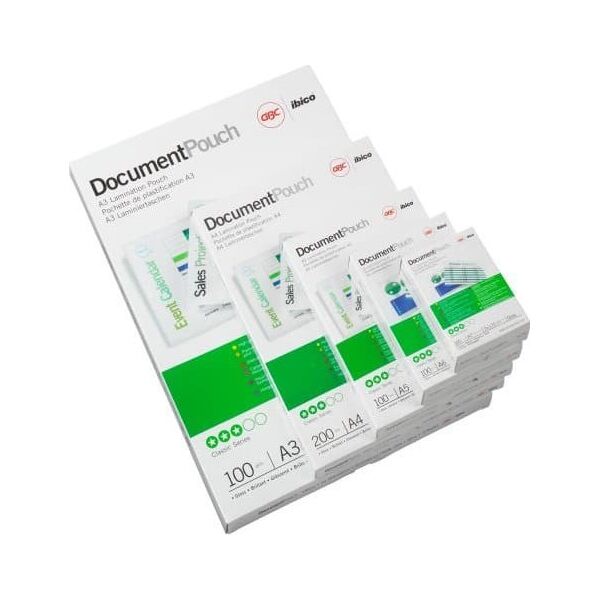 GBC GBC Θήκες Πλαστικοποίησης Καρτών 54x86mm 2x250 Micron Gloss (100), Λευκό, Πολυαιθυλένιο, Γυαλιστερό, 0.5 mm, Κίνα, 54 mm
