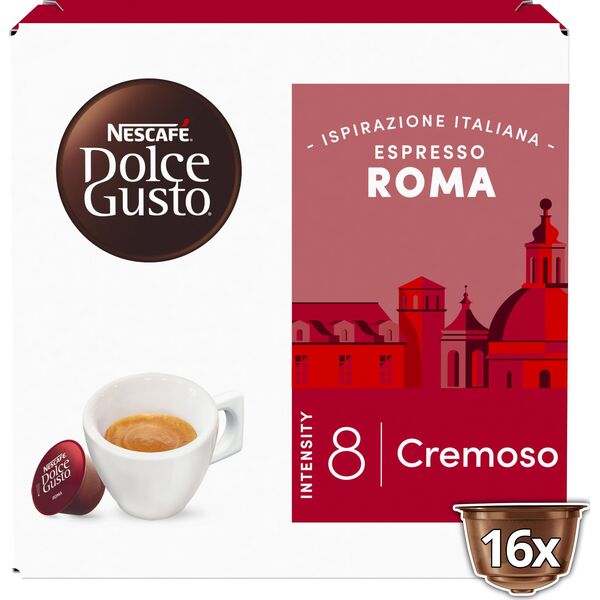 Κάψουλες καφέ NESCAFE(r) Dolce Gusto(r) Roma, 16 τεμ.