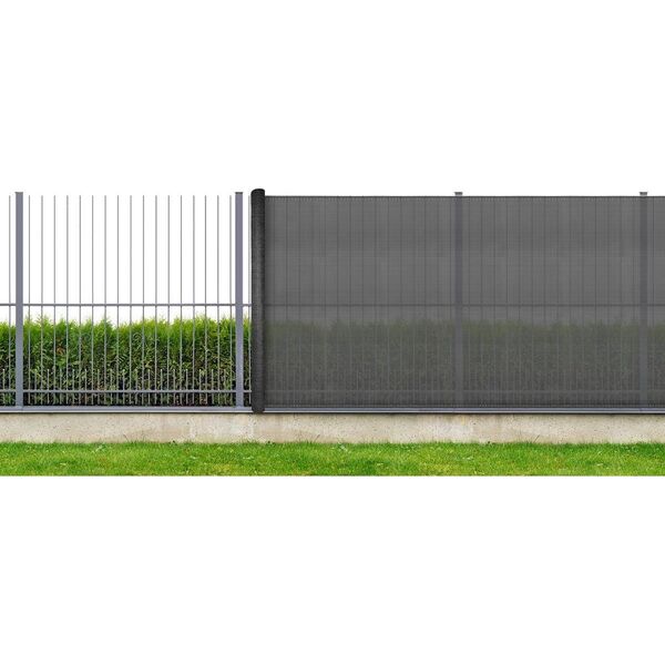 Siatka cieniująca 110g/m2 1.5x50m ciemno szara
