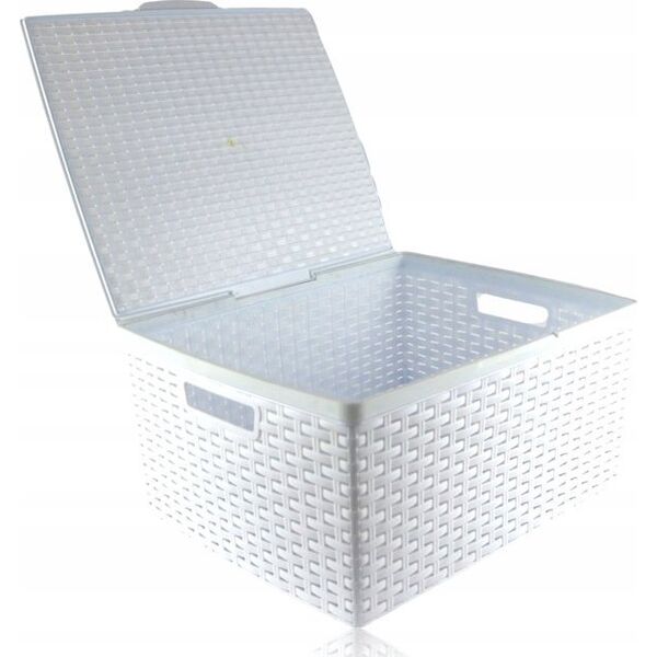 Koszyk z pokr. RATTAN 41X34X20