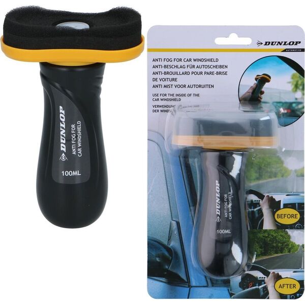 Gąbka z płynem przeciw parowaniu szyb auta 100ml Dunlop