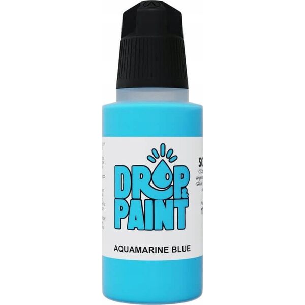 Scale 75: Drop Paint - Aquamarine Blue