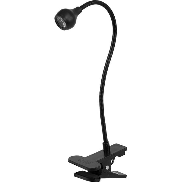 Glow Lampka UV LED Snake na biurko czarna