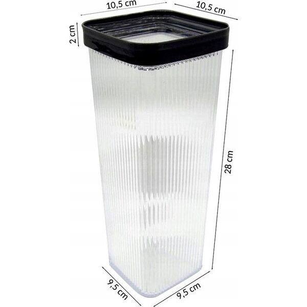 Pojemnik spożywczy kwadrat LINE PLUS 2200 ml