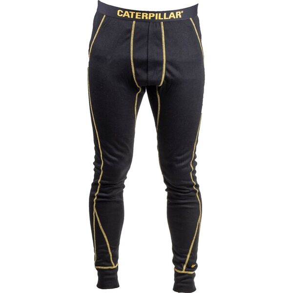 Men's thermal pants CAT, insulated, black, size XL