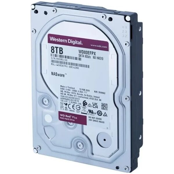 Western Digital WD Raudona Plus 8TB SATA 6Gb/s HDD Desktop