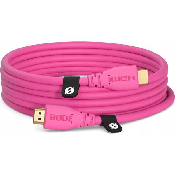 RODE HDMI CABLE 3P - Kabel 3m różowy