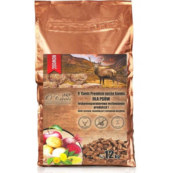 O´Canis Premium jeleń, ziemniak,burak dla psa 6kg